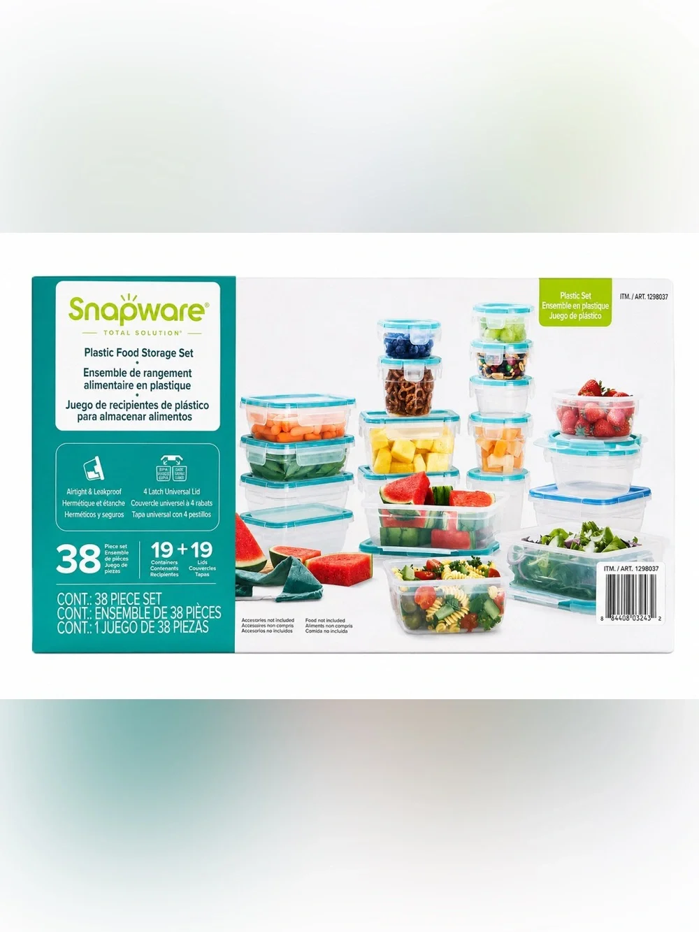 Snapware matching free packaging